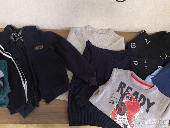 Большой пакет вещей на мальчика