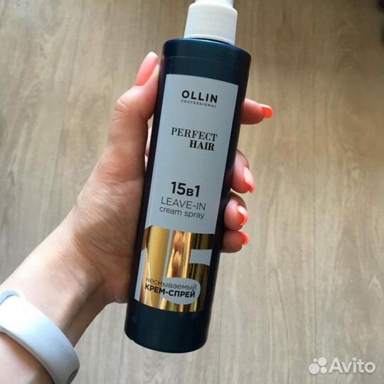 Ollin 15/1 несмываемый Крем-спрей Оллин термозащит