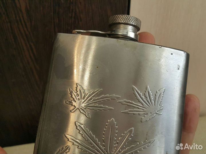 Фляжка конопля ретро подарок