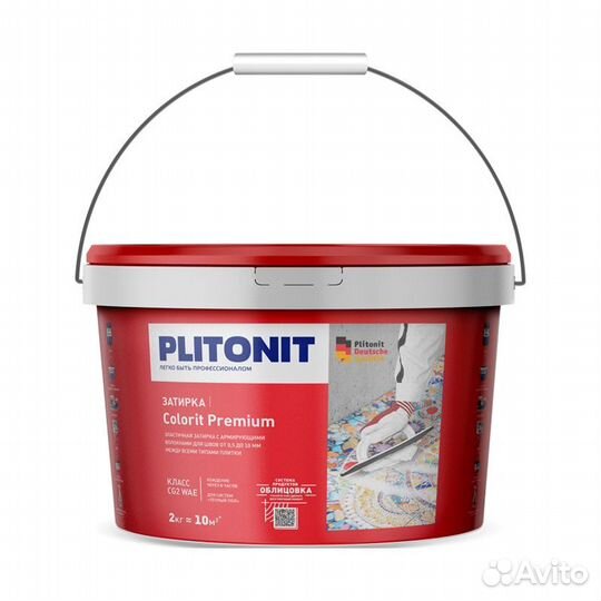 Затирка plitonit Colorit Premium (темно-серая) 2кг