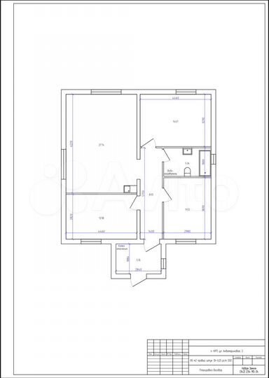 Дом 89 м² на участке 6 сот.