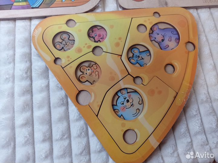 Развивающие деревянные игрушки