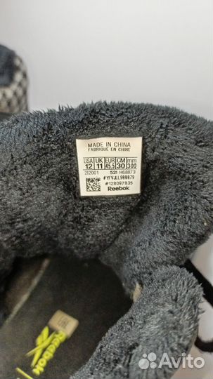 Кроссовки зимние reebok