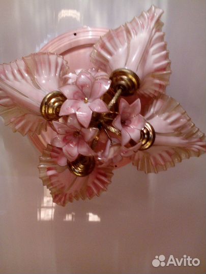 Люстра стекло