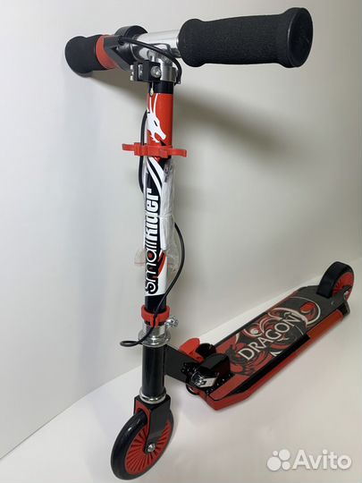 Детский Самокат Small Rider Dragon Красный с дымом