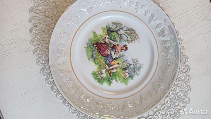 Блюдо большое фарфор