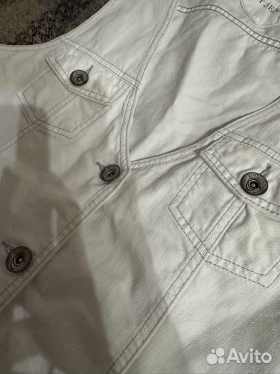 Жилетка винтажная джинсовая