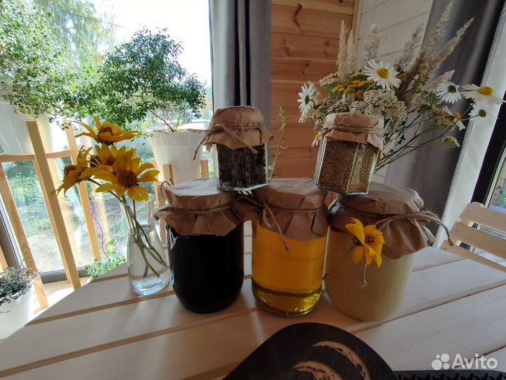 Мёд Алтайский пыльца прополис перга 2023 Сртв