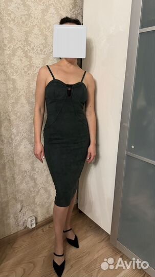 Платье женское велюровое