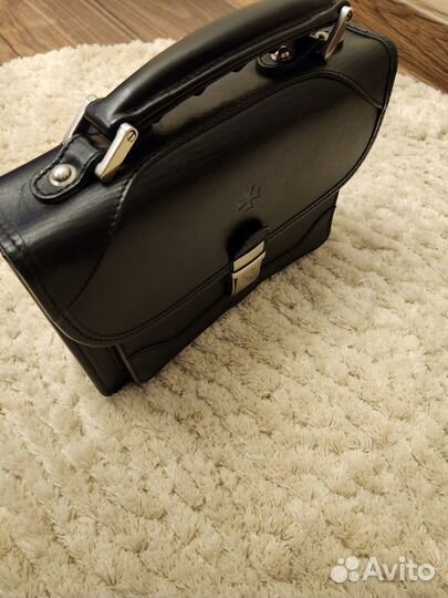 Барсетка кожаная мужская