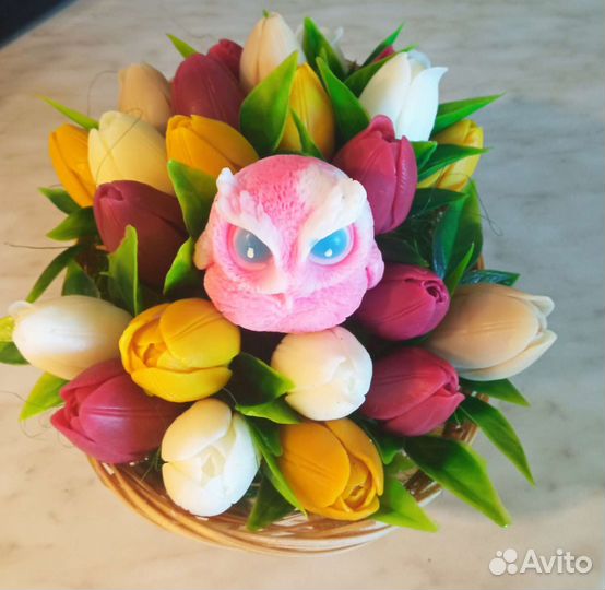 Мыло ручной работы букеты