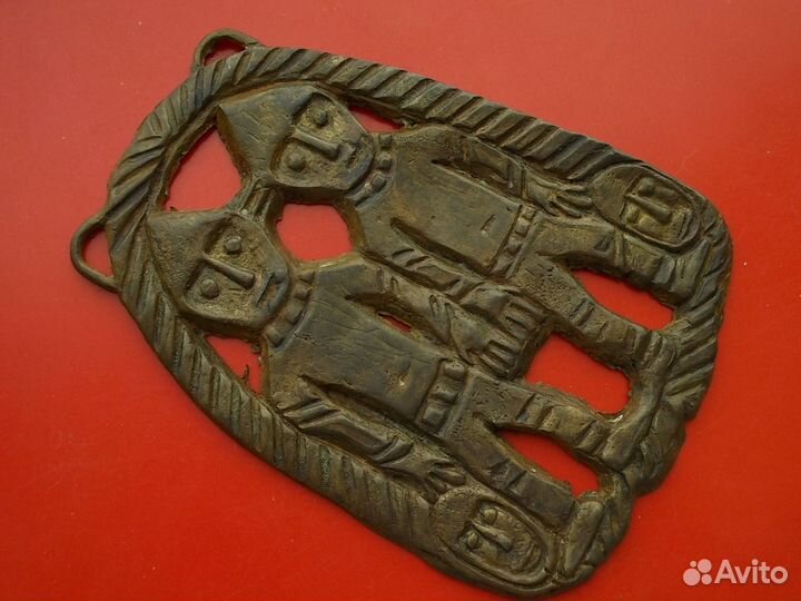 Личина братья финно-угры бронза копия