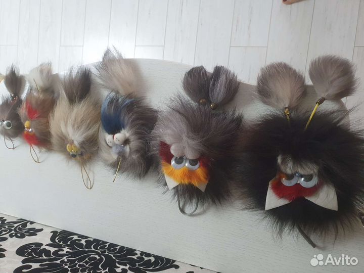 Игрушки из меха песца