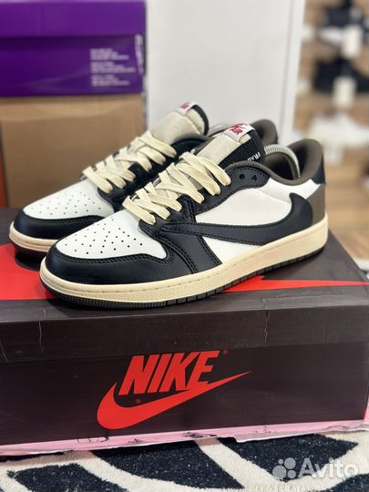 Кроссовки Nike Air jordan 1 low travis scott