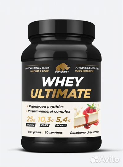 Протеин Whey Ultimate, Primekraft, 900г