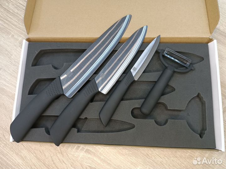 Набор керамических ножей Xiaomi 4в1 Huo Hou Nano