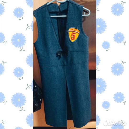 Школьная форма сарафан для девочки 122-128