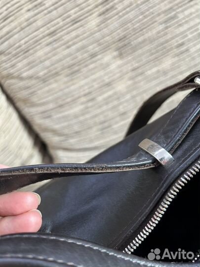 Сумка натуральная кожа, с нюансом