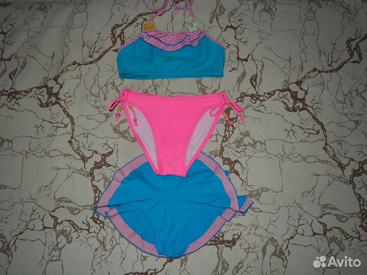 Раздельный купальник для девочки р.30-34