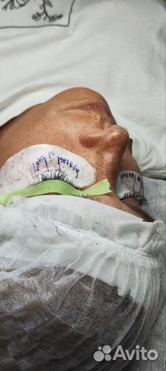 Наращивание ресниц модель