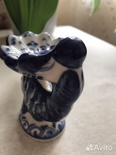 Икорница Рыбка Гжель