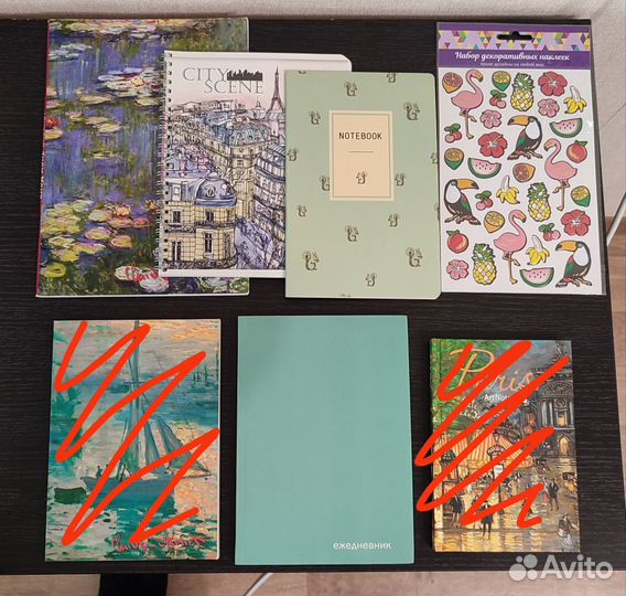 Тетради блокноты ежедневник