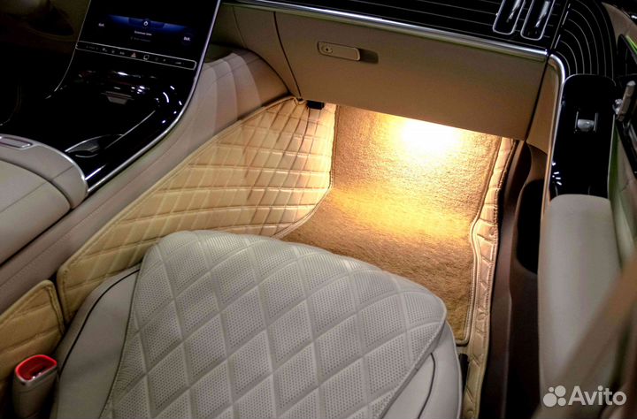 Коврики на заказ на Mercedes-Benz S klass w223 2021г