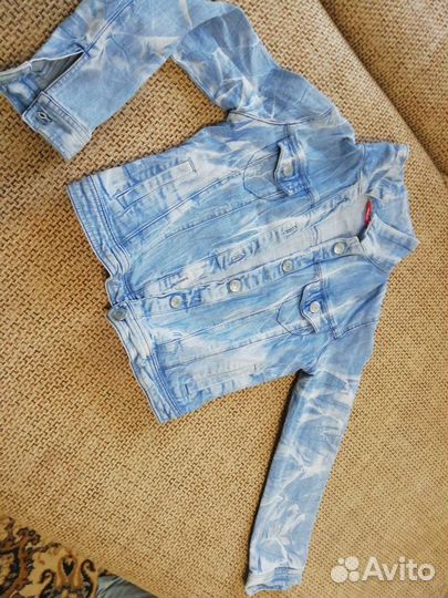 Джинсовая куртка для девочки