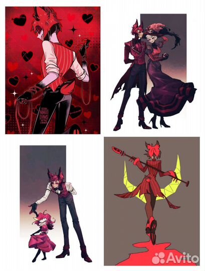 Фотокарточки Отель Хазбин и Адский босс