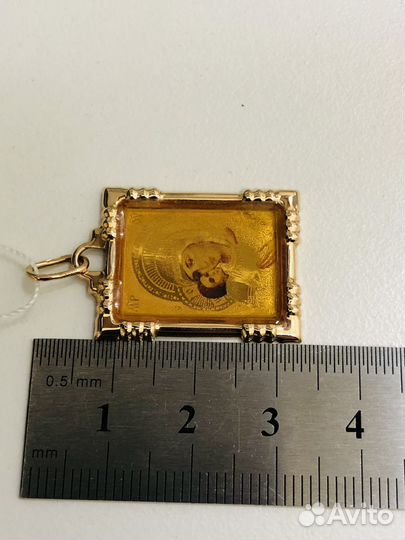 Золотая подвеска