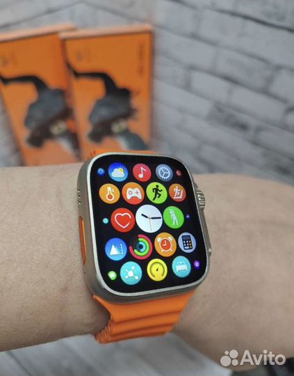 Apple watch X8 plus Ultra Серый