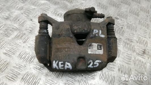 Суппорт тормозной передний левый chevrolet aveo 2