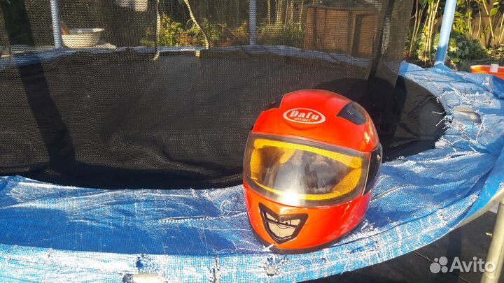 Детский мото шлем
