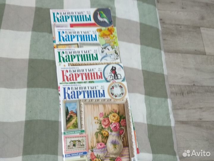 Журналы Вышивка крестом, Вышитые картины