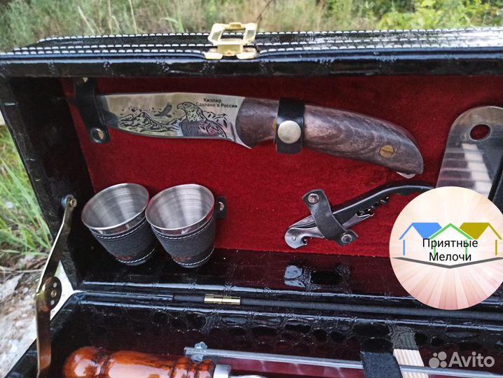 Набор шампуров нож топор