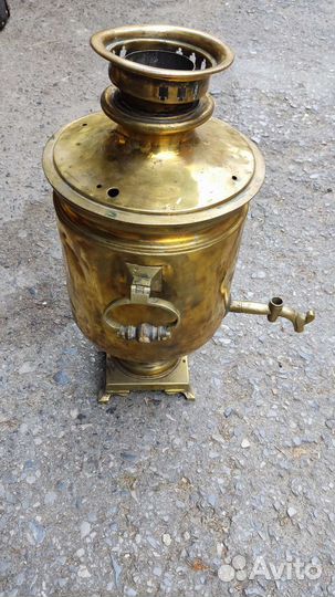 Самовар на дровах, царский 8-10 литров