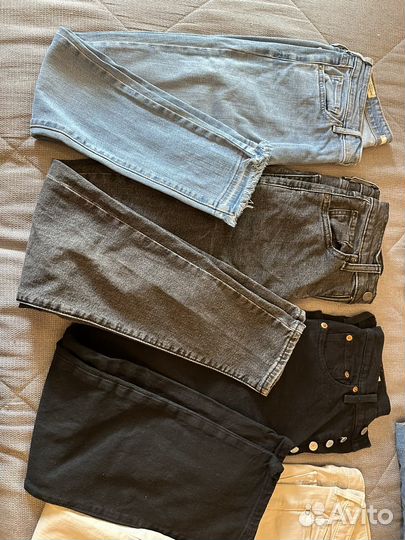 Levis джинсы, платье, рубашка 40-42