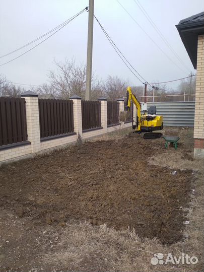 Услуги мини экскаватора, мини трактора