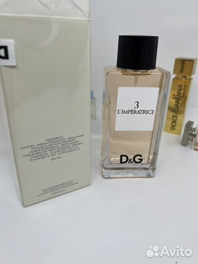 Dolce gabbana imperatrice 3. 100ml. Фоанция
