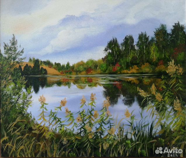 Летние пейзажи. Холст/подрамник/масло/лак