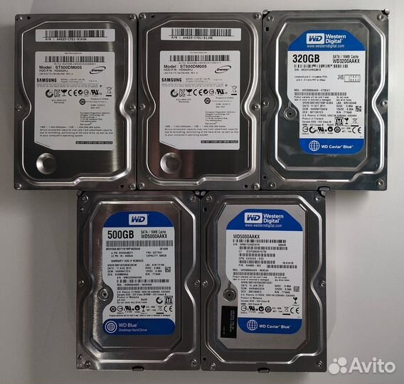 Жесткие диски 1Tб, 2Tб