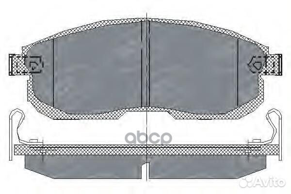 Колод. торм.задн. nissan sentra/juke/teana/tiida