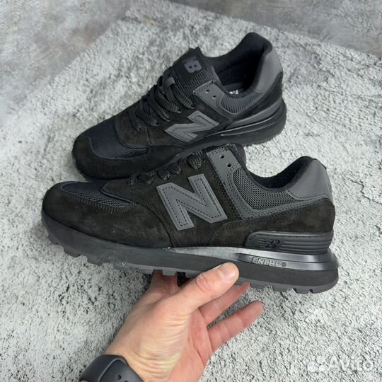 Кроссовки new balance 574 черные