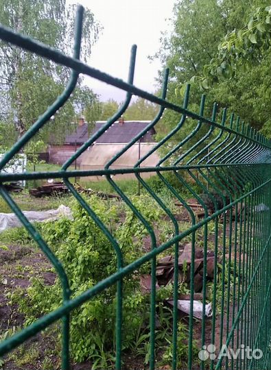 Забор сетка 3д
