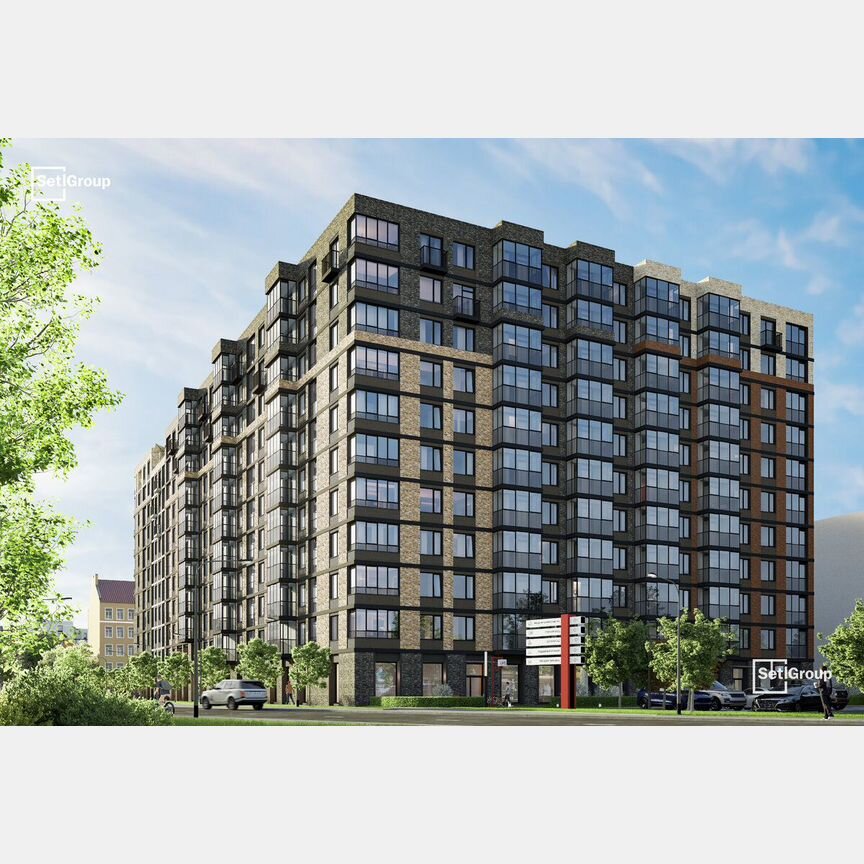 Квартира-студия, 24,4 м², 11/11 эт.