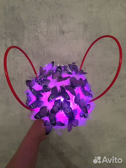 Корзинка с бабочками