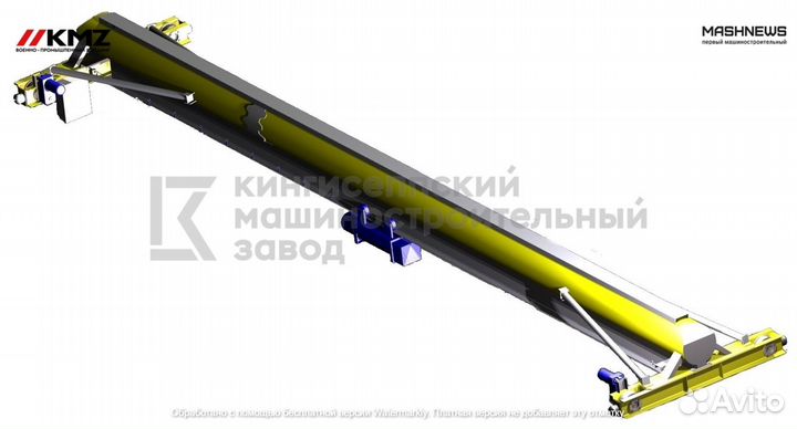 Кран мостовой однобалочный опорный г/п 2т для оиаэ