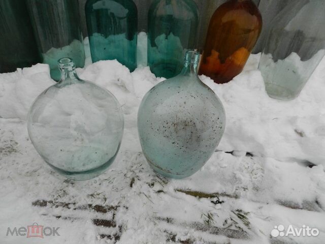 Старинные бутыли, ёмкость 20-45 л