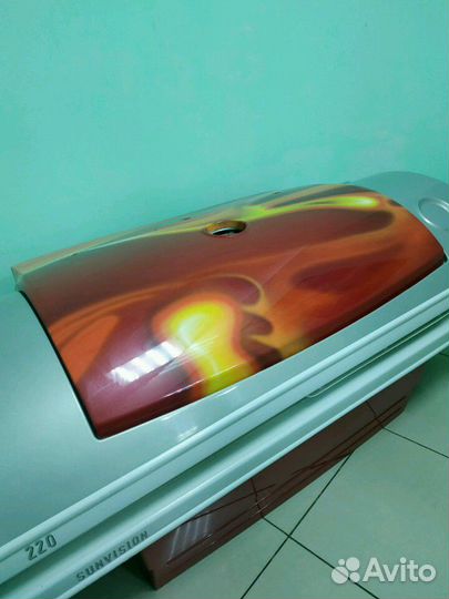 Горизонтальный турбо солярий с дополнительными лам