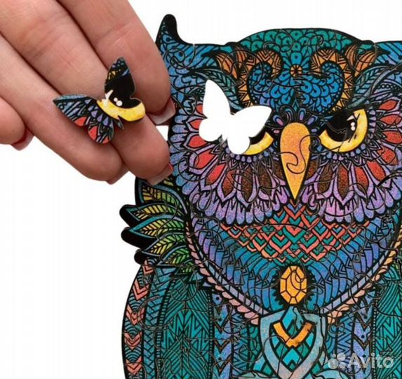 Деревянные фигурные пазлы